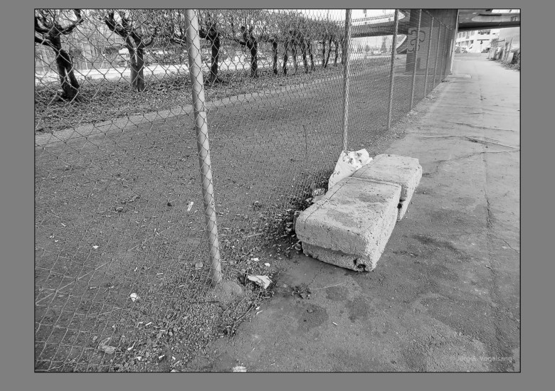 Europabrücke Obdachlos in Zürich-8